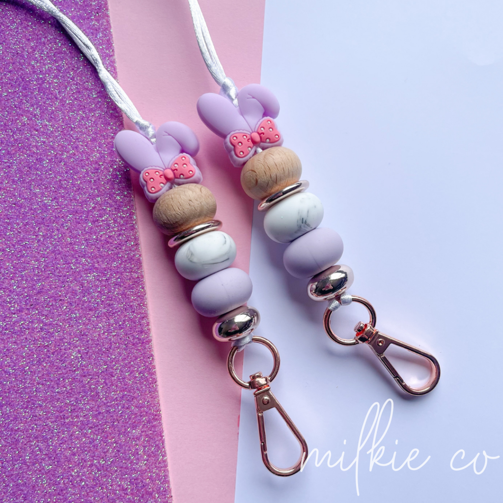 Lilac Flopsy Bunny Lanyard All Products