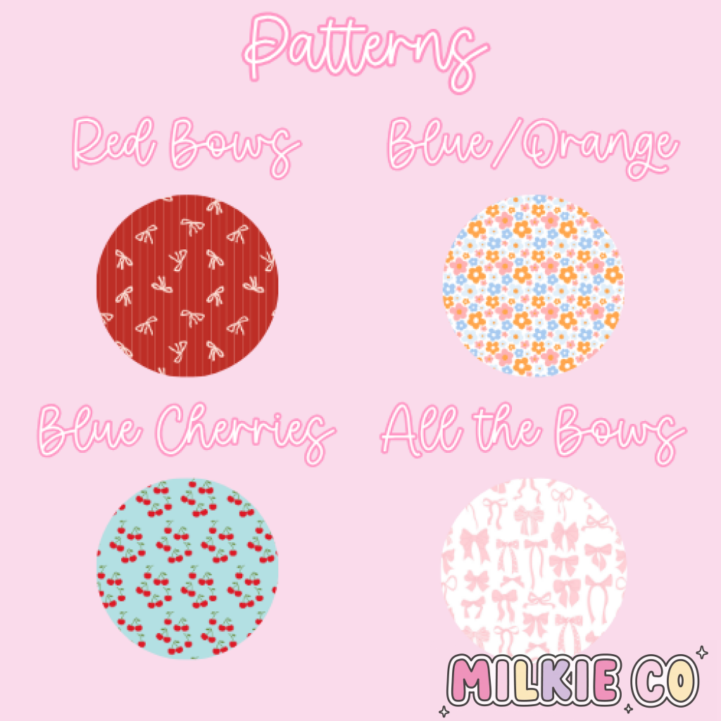 Lipbalm Pouch Red Bows
