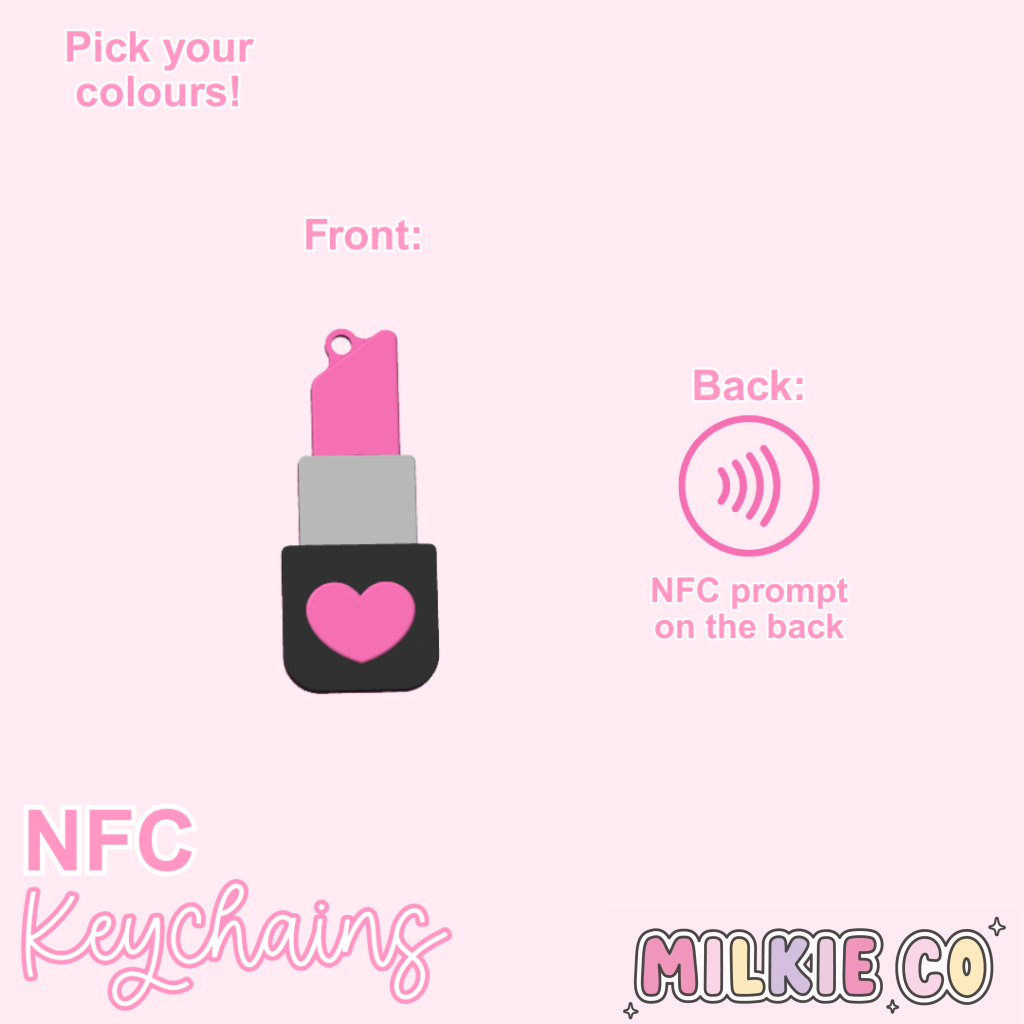 Lipstick NFC Keychain All Products