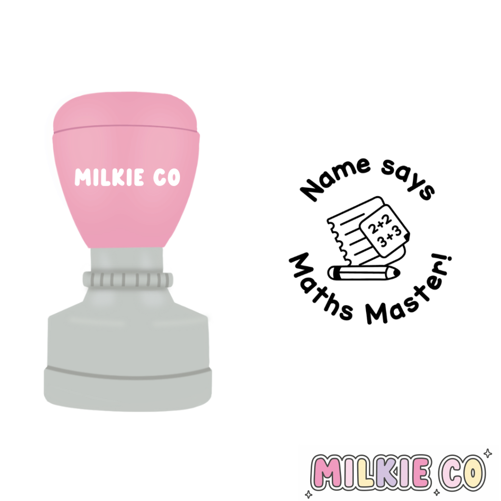 ’Maths Master’ Stamp