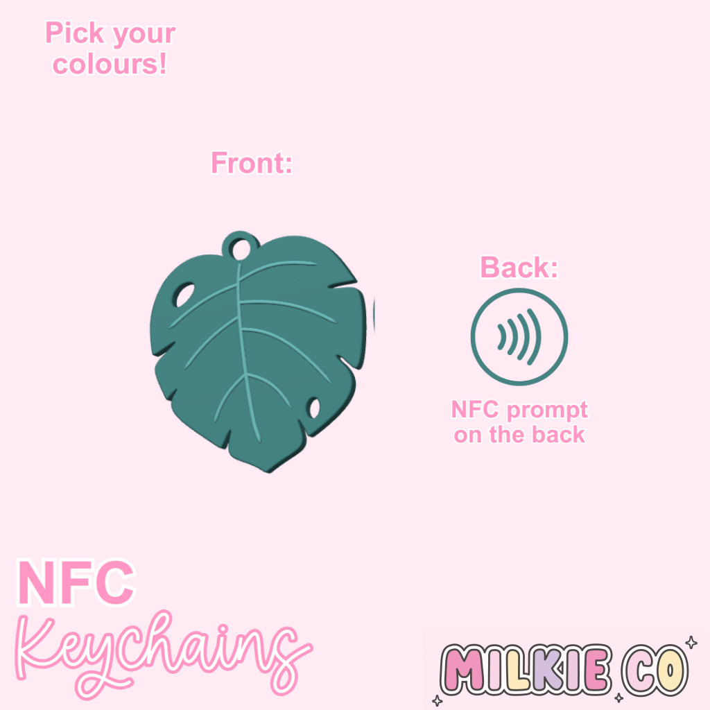 Monstera NFC Keychain All Products