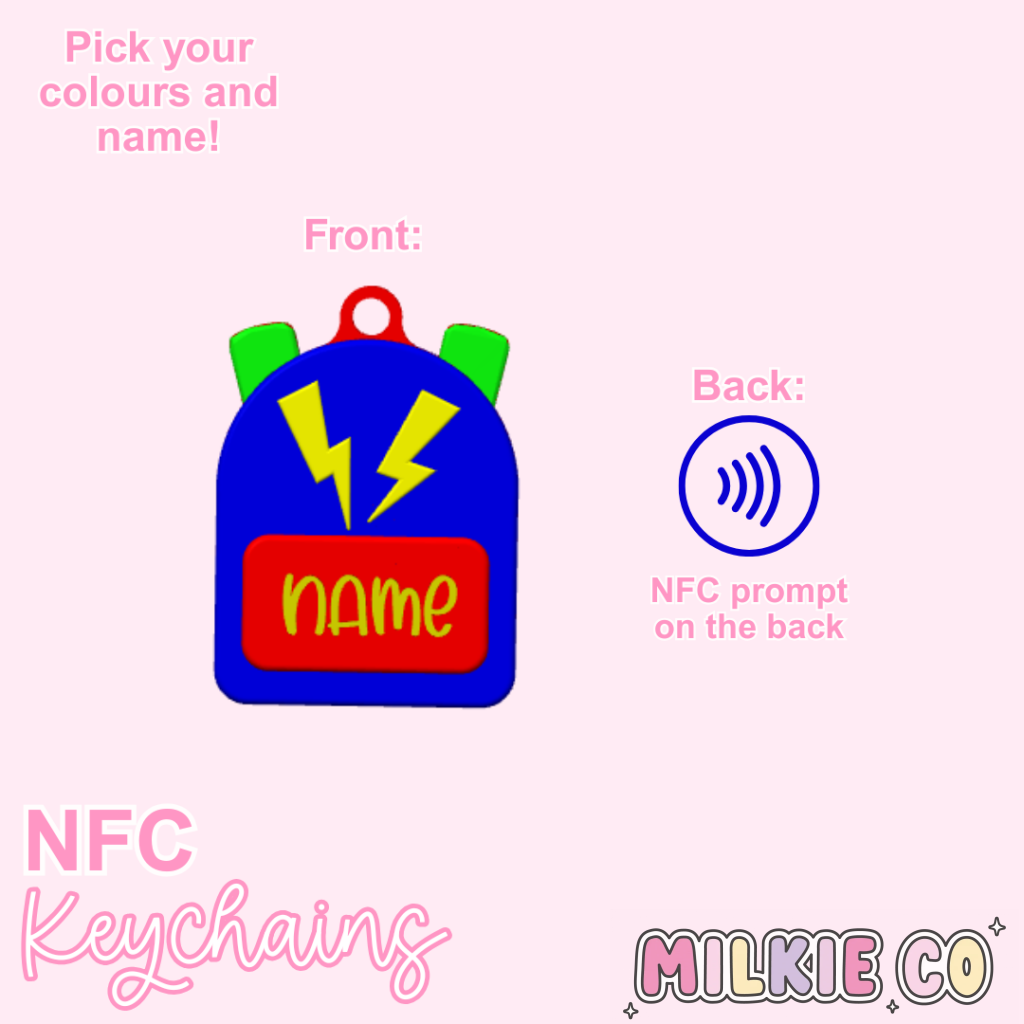 Name NFC Keychain (Boy) All Products