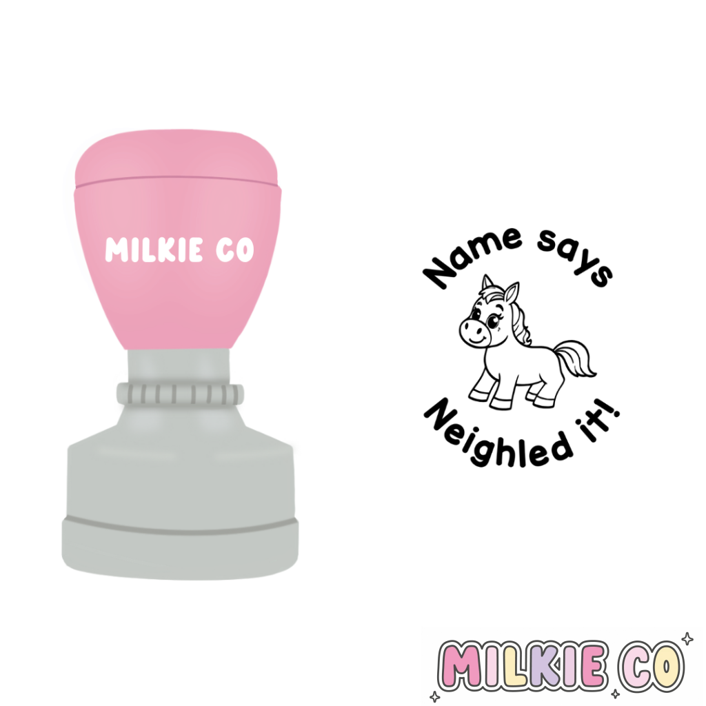 ’Neighled it!’ Stamp