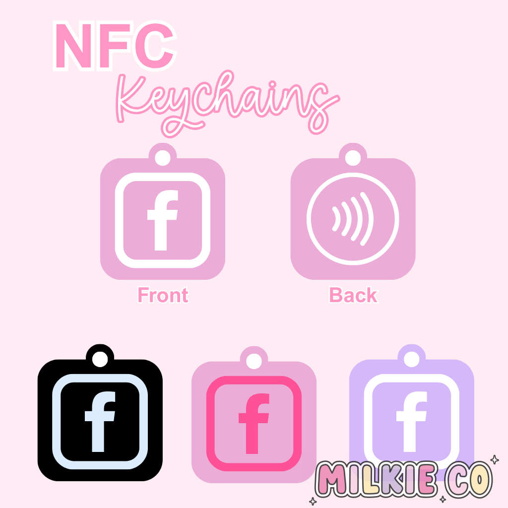 NFC Facebook Keychain All Products