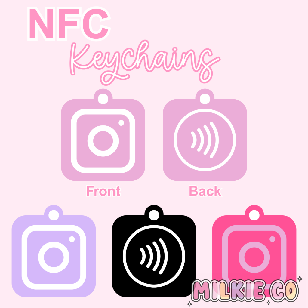 NFC Instagram Keychain All Products