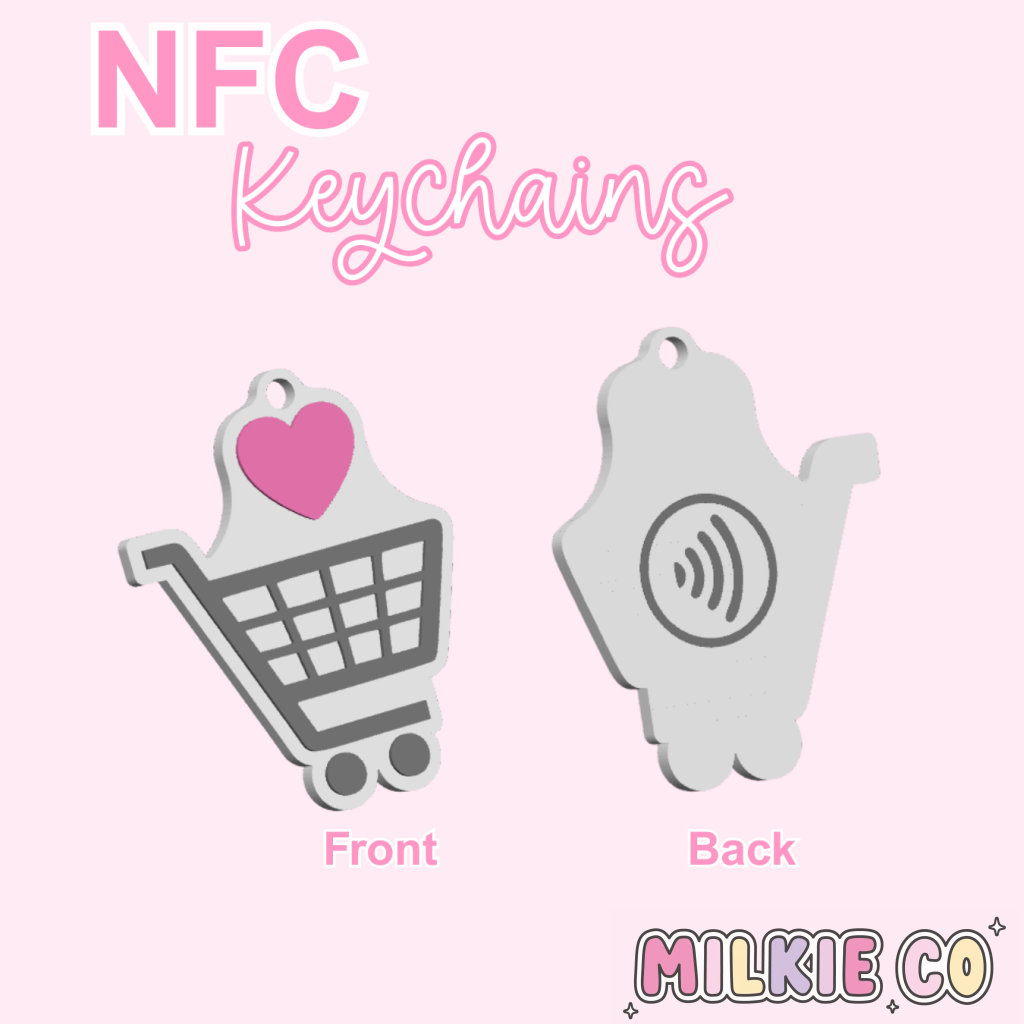 NFC Shopping Cart Keychain All Products