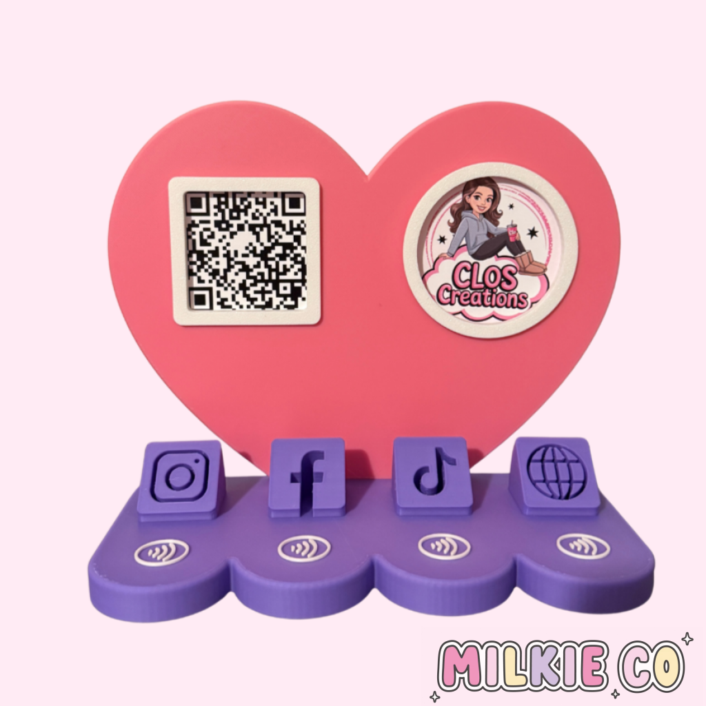 NFC Payment/Social Stand: Heart All Products