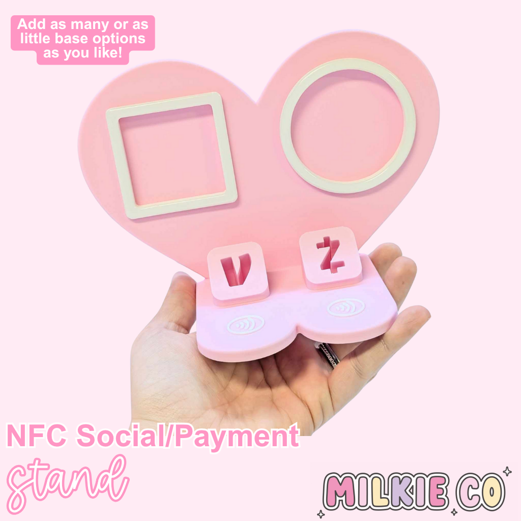 NFC Payment/Social Stand: Heart All Products