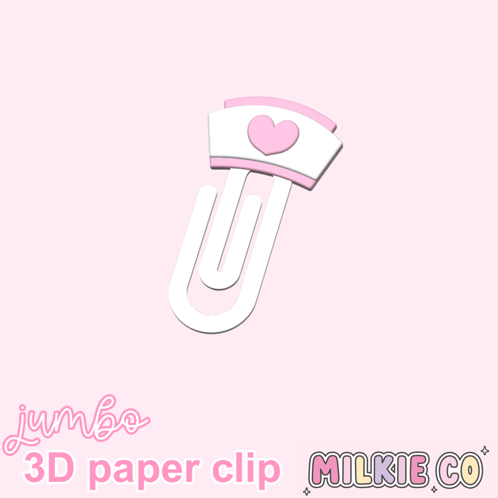 Nurse Hat Jumbo Paperclips