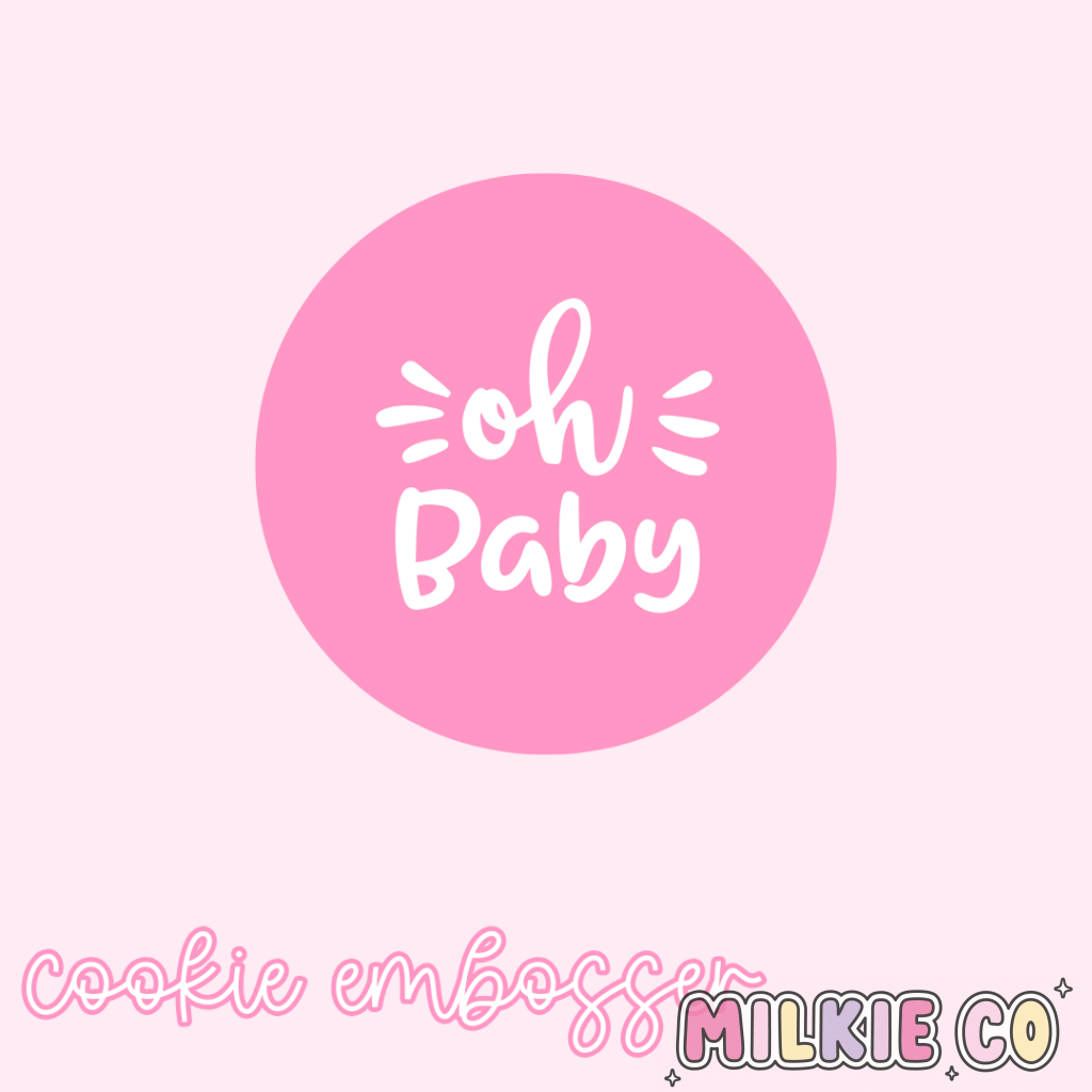 ’Oh Baby’ Cookie Embosser