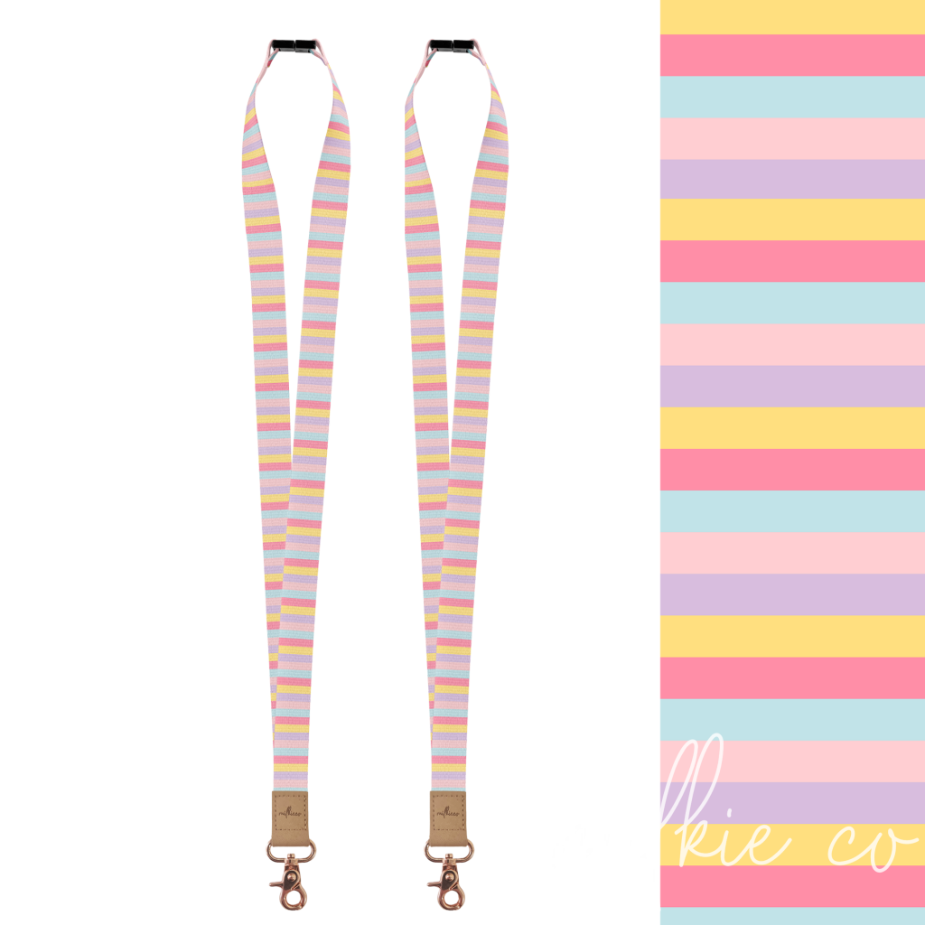 Pastel Fabric Lanyard All Products
