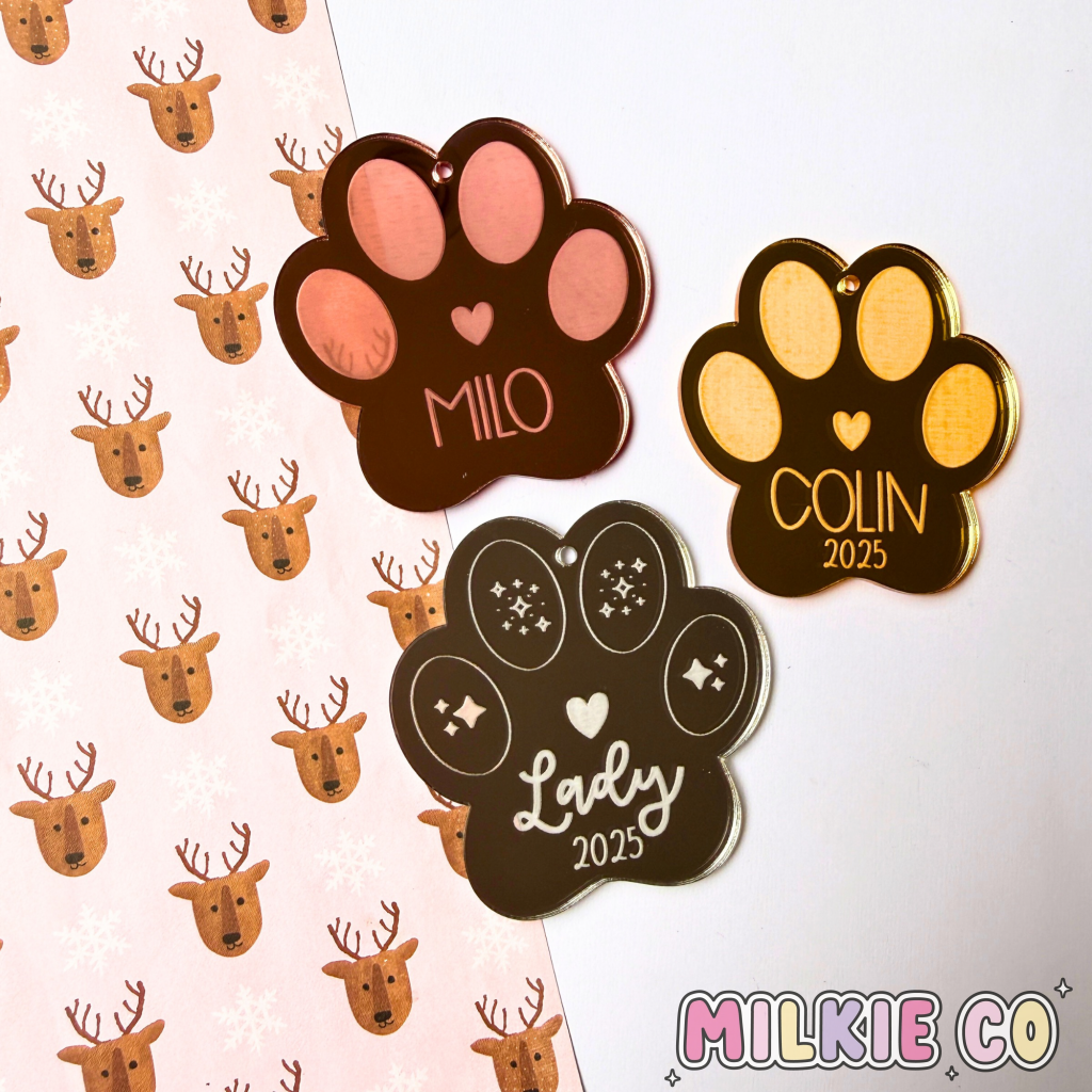Paw Print Ornament
