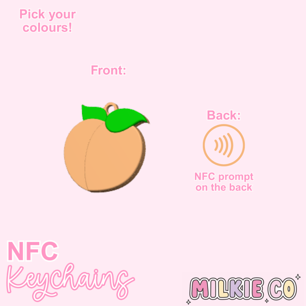 Peach NFC Keychain All Products