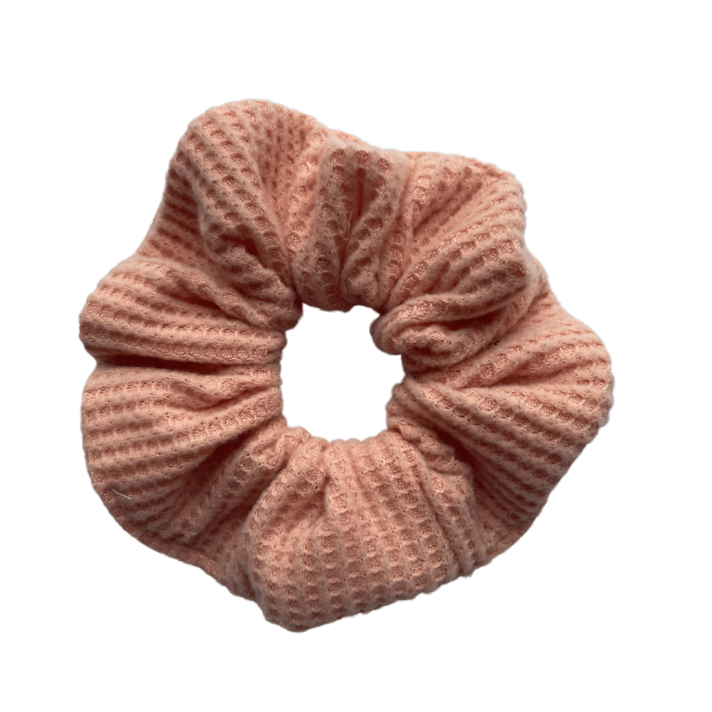 Peach Waffle Scrunchie All Products