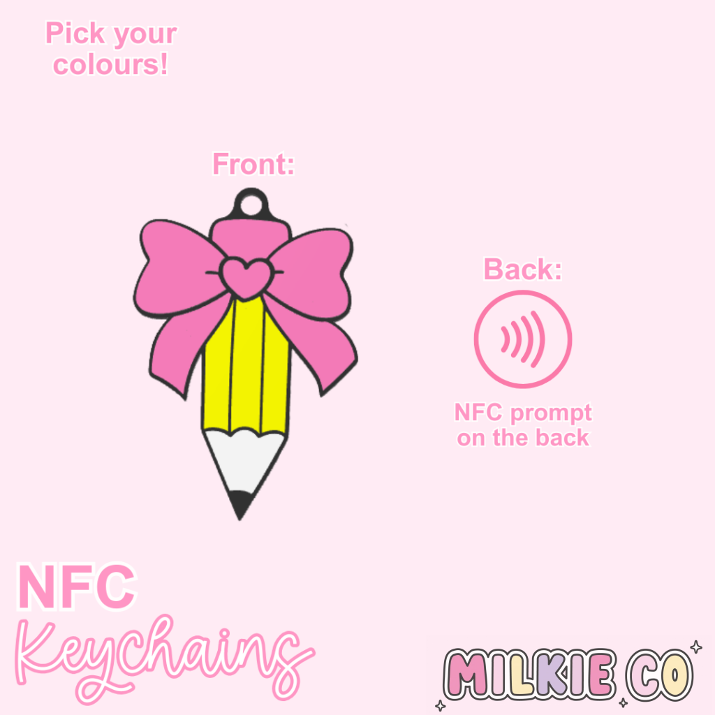 Pencil NFC Keychain All Products