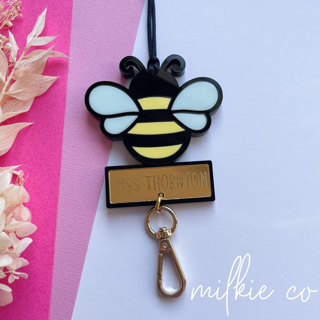 Bee Personalised Lanyard All Products