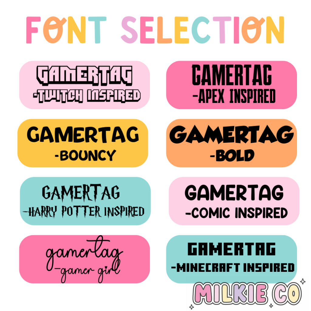 Personalised Gamertag Light