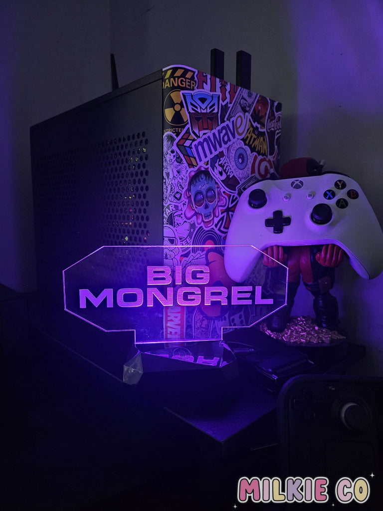 Personalised Gamertag Light