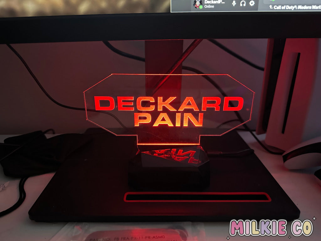 Personalised Gamertag Light