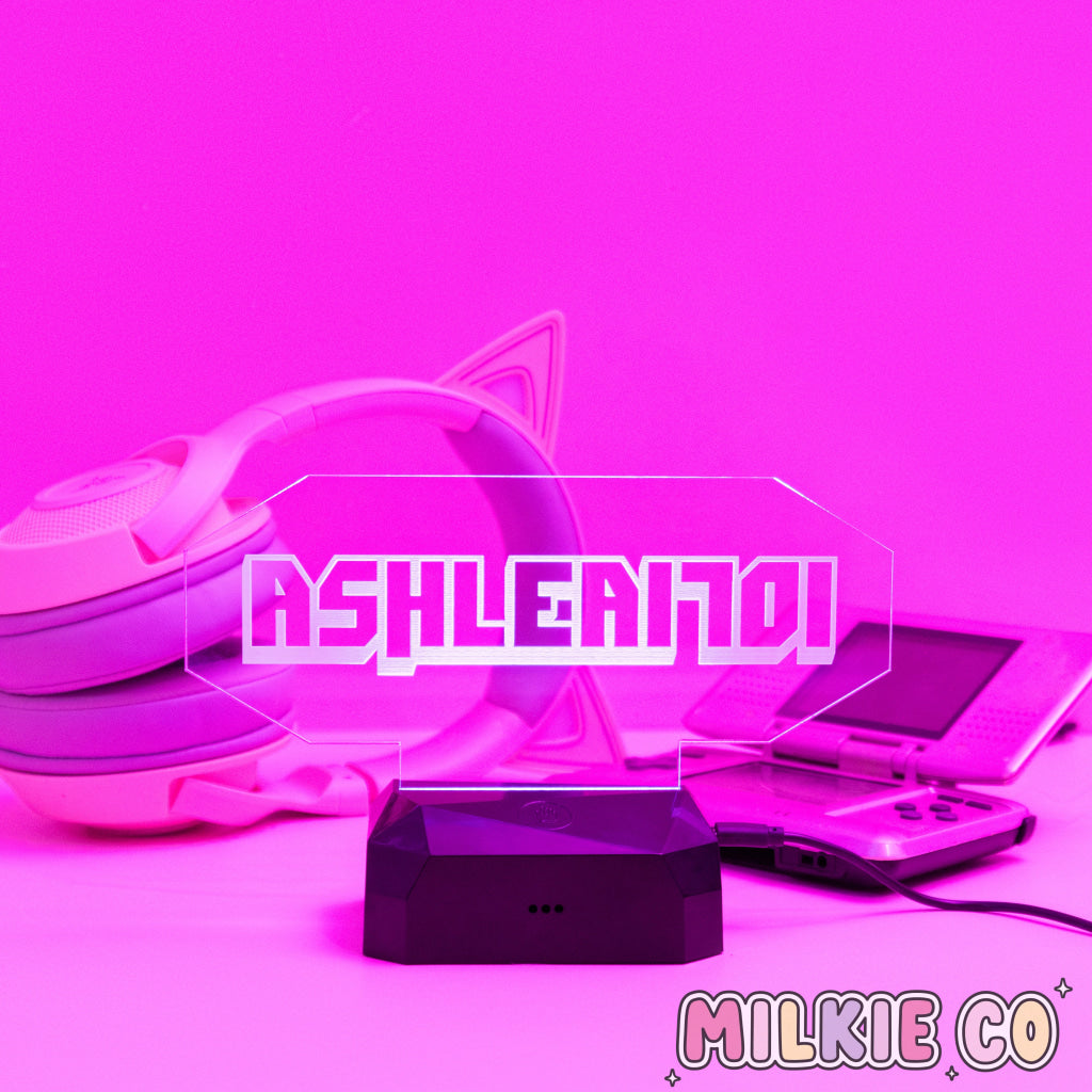 Personalised Gamertag Light