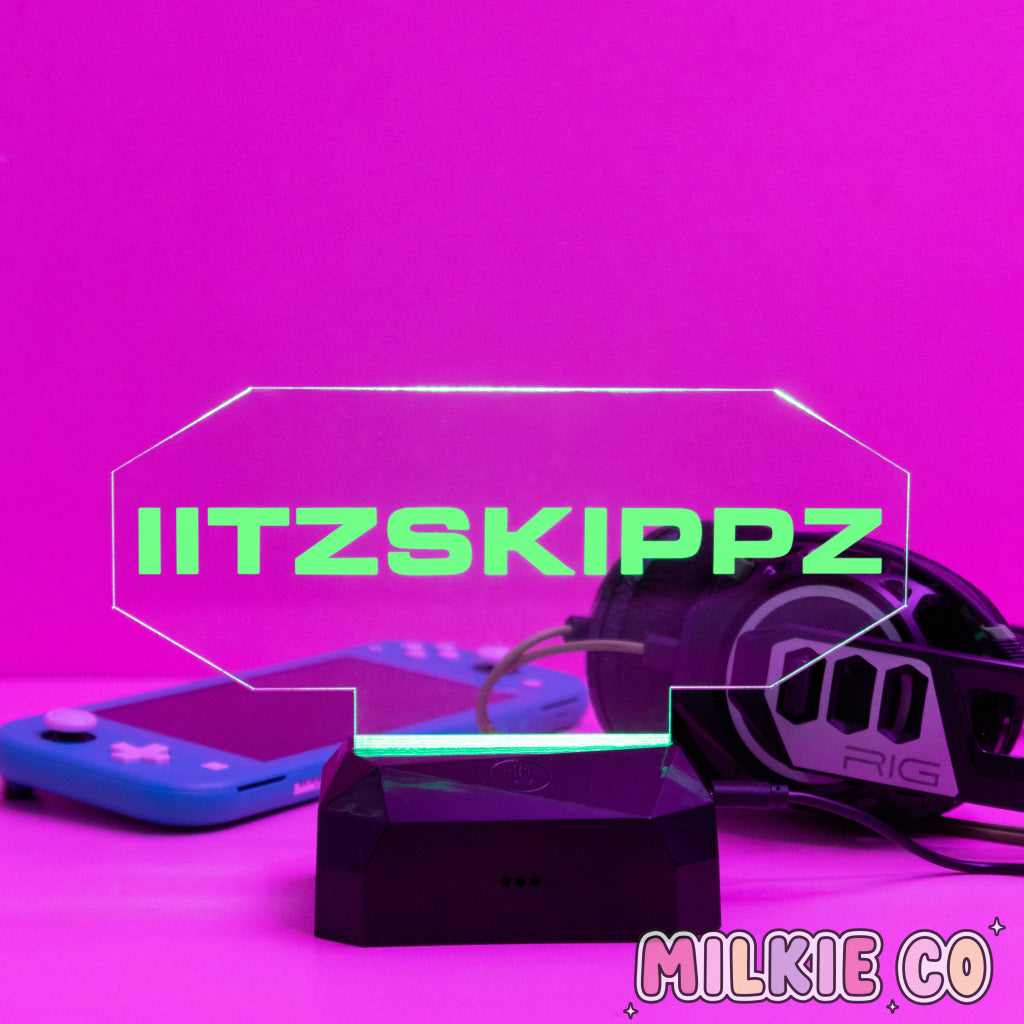 Personalised Gamertag Light
