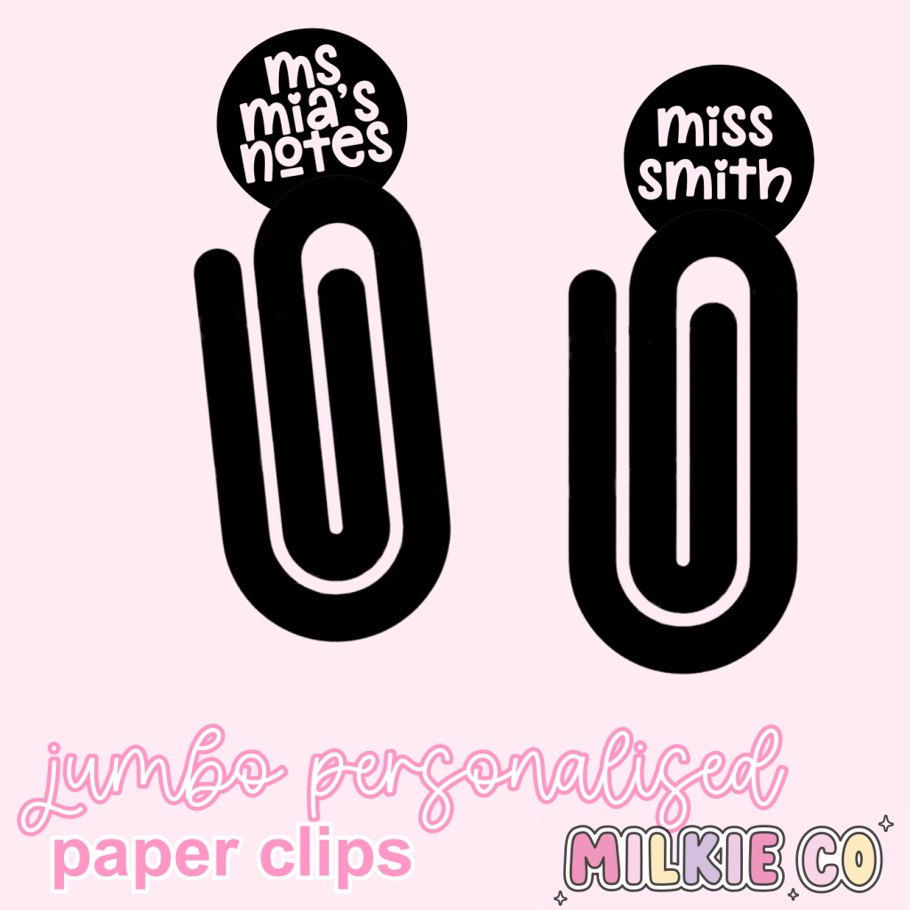 Personalised Jumbo Paperclips