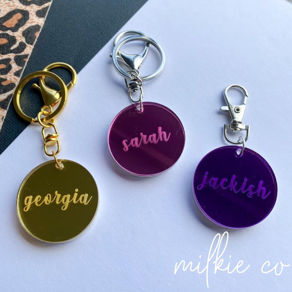 Personalised Mirror Keychain *pre Order* All Products