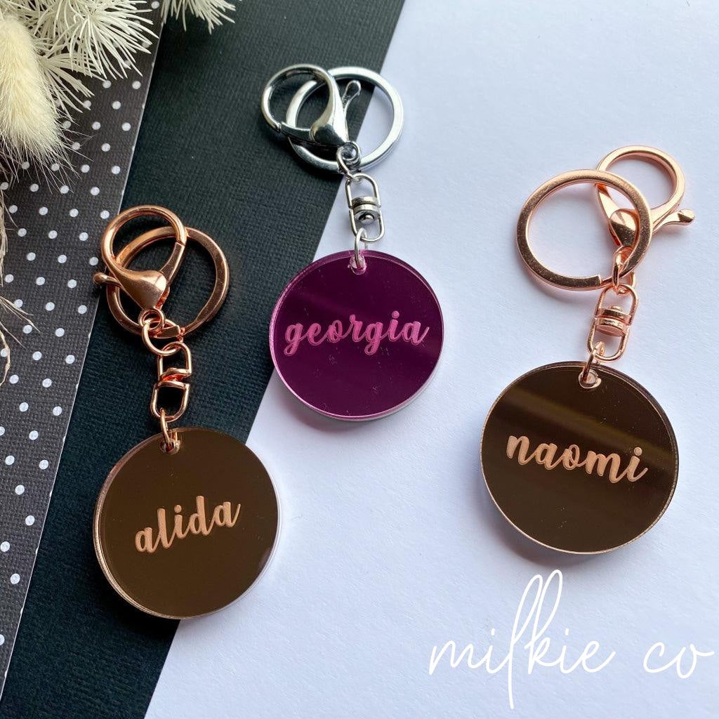 Personalised Mirror Keychain All Products
