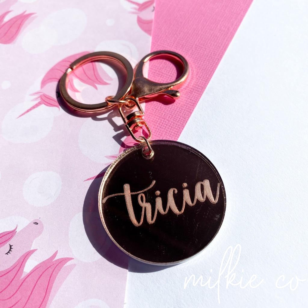 Personalised Mirror Keychain All Products