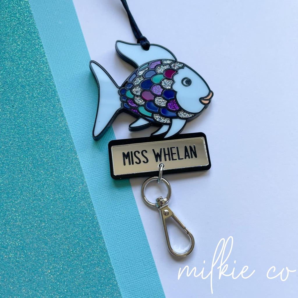 Personalised Rainbow Fish Lanyard All Products