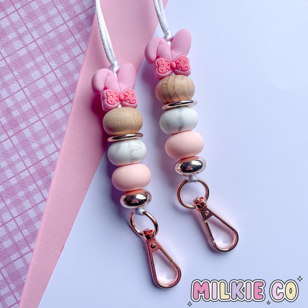 Pink Flopsy Bunny Lanyard All Products