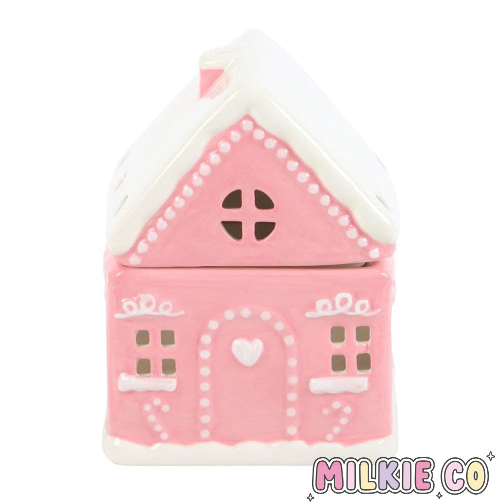 Pink Gingerbread House Wax Melt Burner All Products
