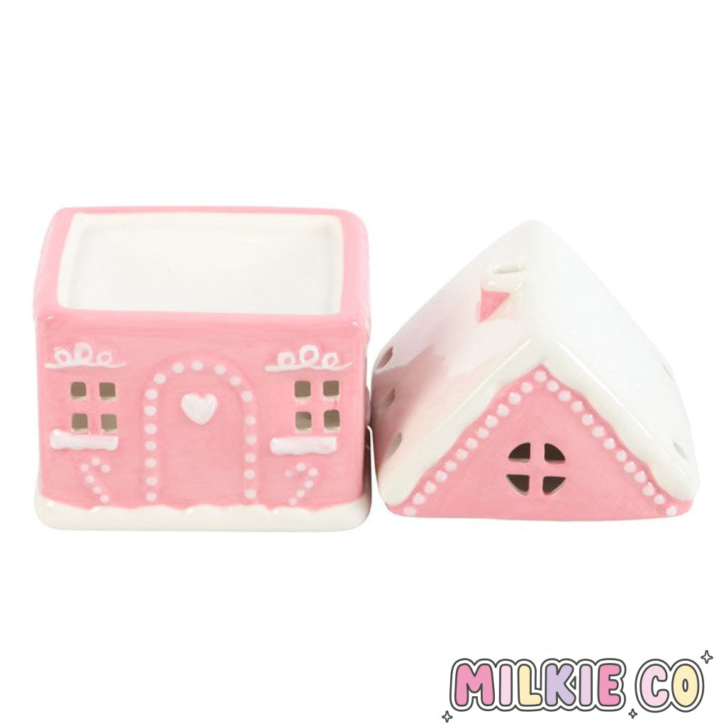 Pink Gingerbread House Wax Melt Burner All Products