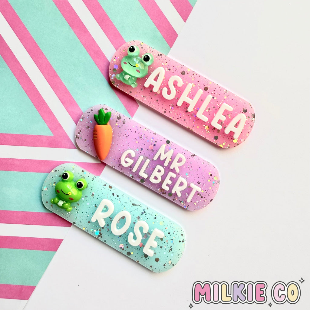 Premium Character Name Badges