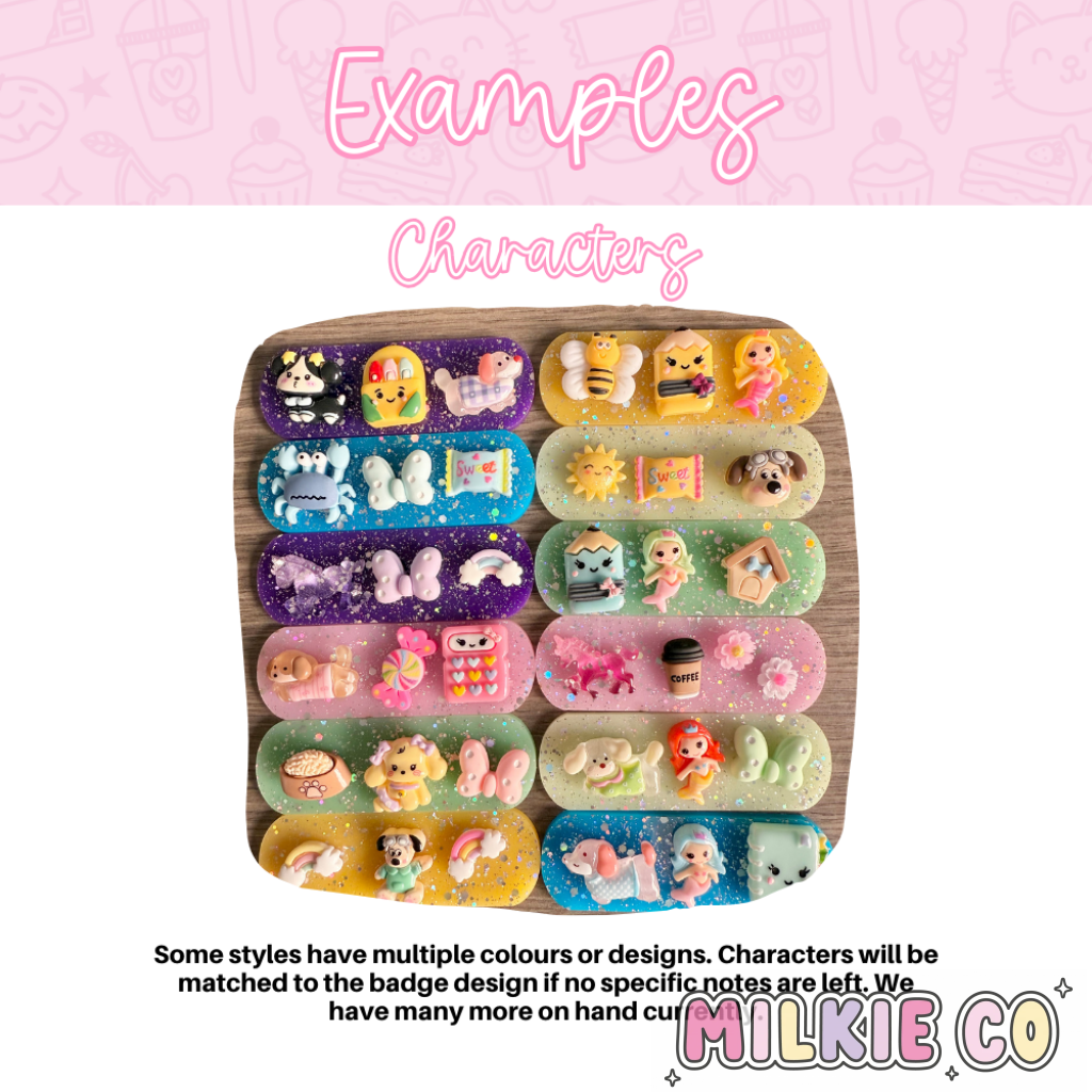 Premium Character Name Badges