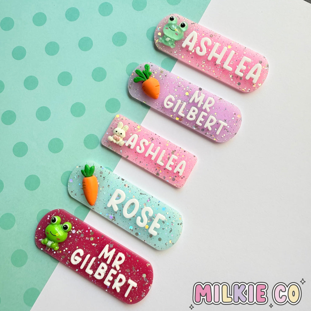 Premium Character Name Badges