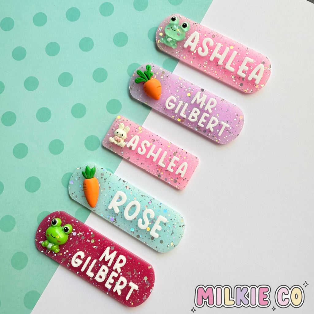 Premium Character Name Badges