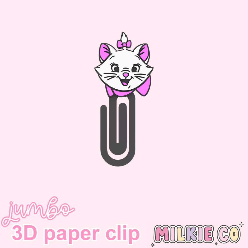 Princess Kitty Jumbo Paperclips