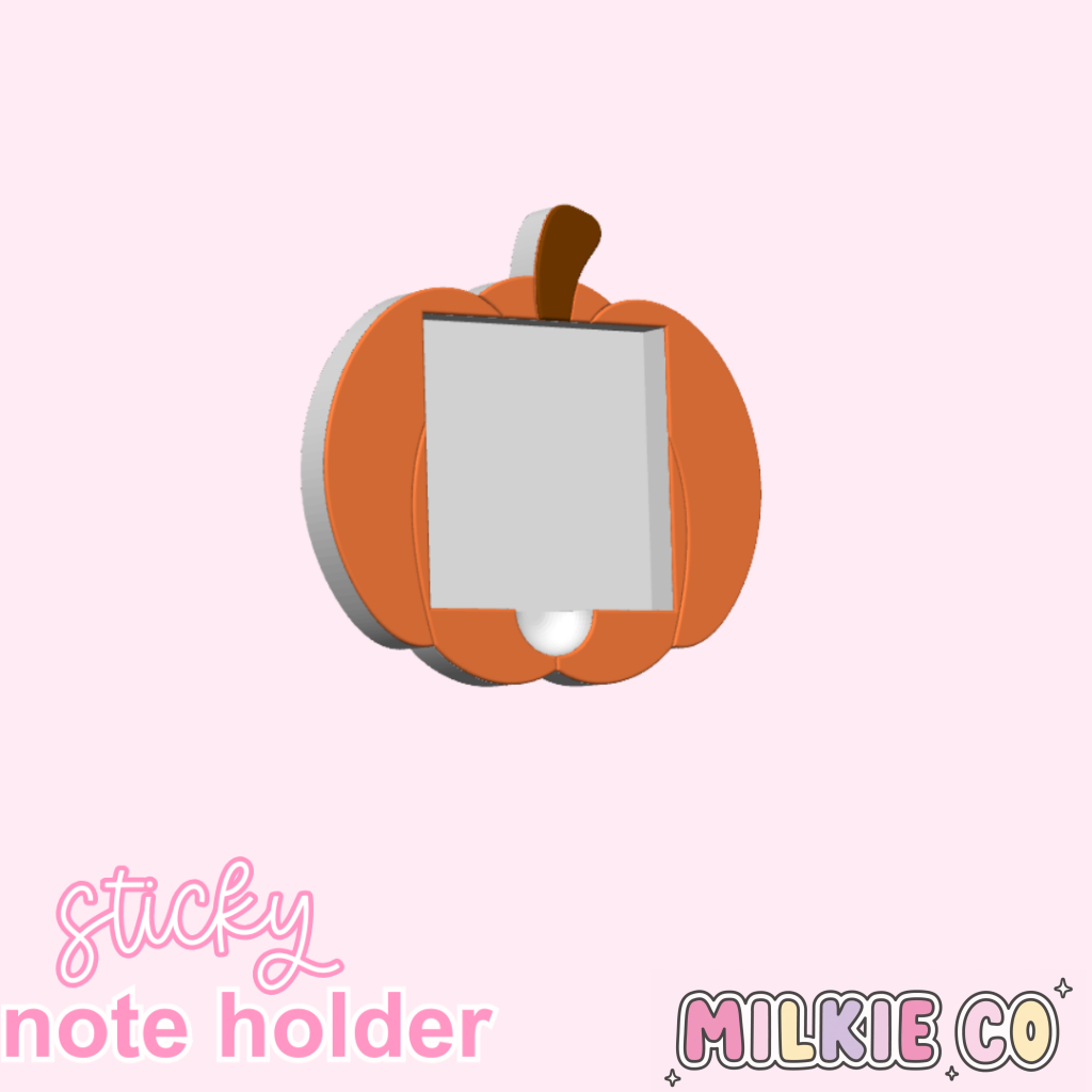 Pumpkin Sticky Note Holder