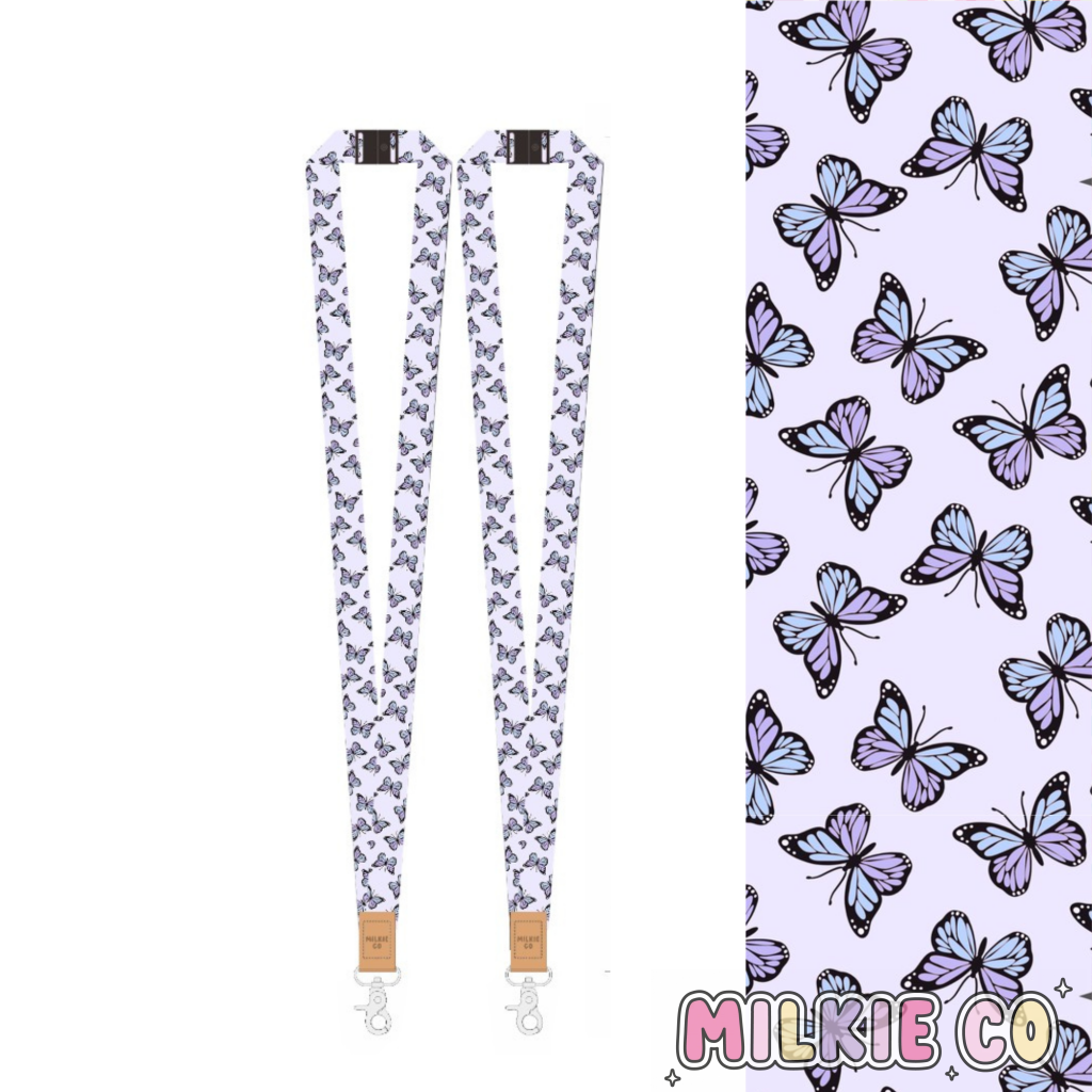 *PRE-ORDER EARLY JUNE* Purple Butterfly Lanyard All Products