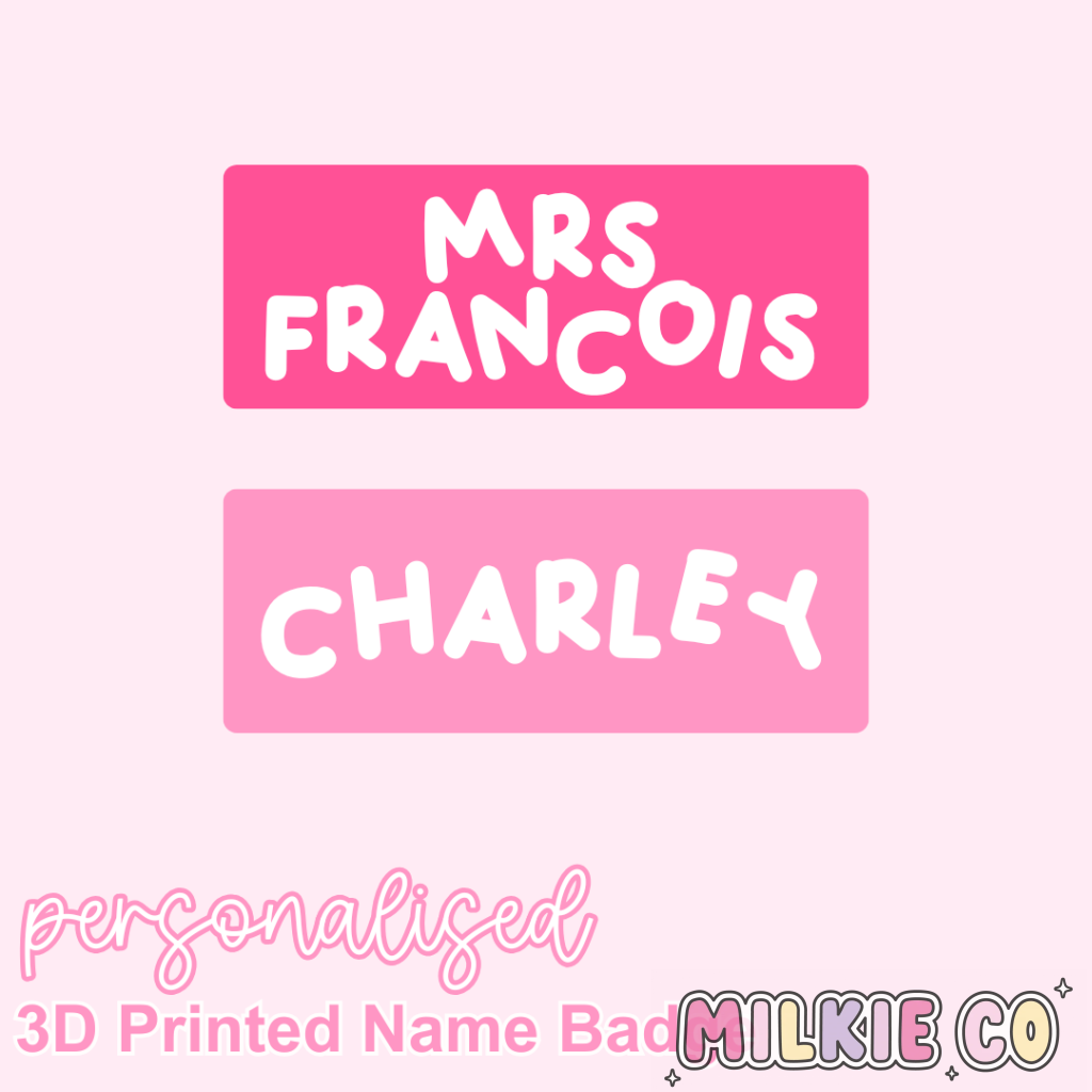 3D Printed Name Badges