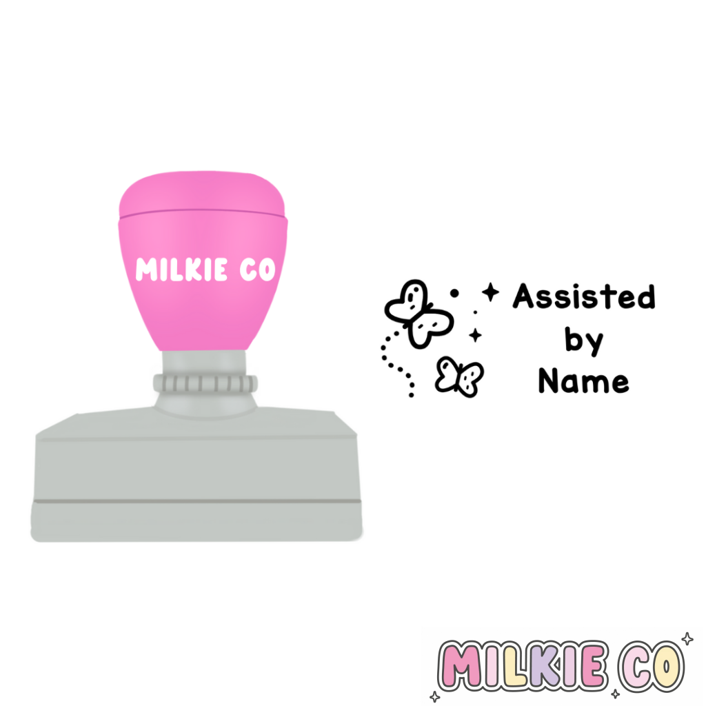 Rectangular: ’Assisted by’ Stamp