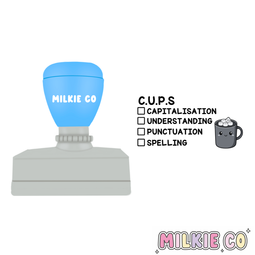 Rectangular: C.U.P.S Checklist Stamp