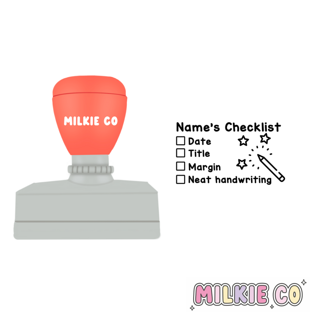 Rectangular: Checklist Stamp