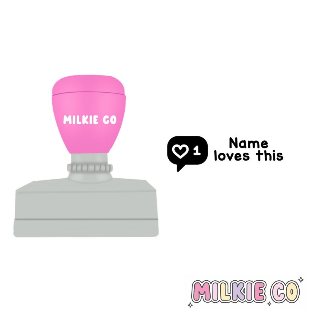 Rectangular: ’Loves this’ Stamp