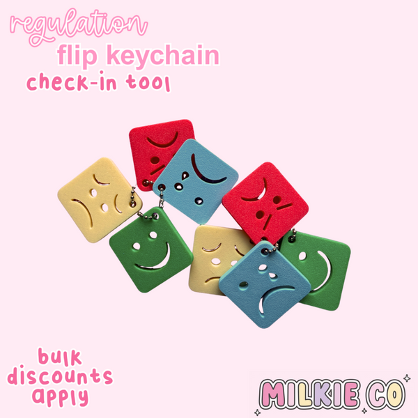 Regulation Flip Keychain - Milkie Co