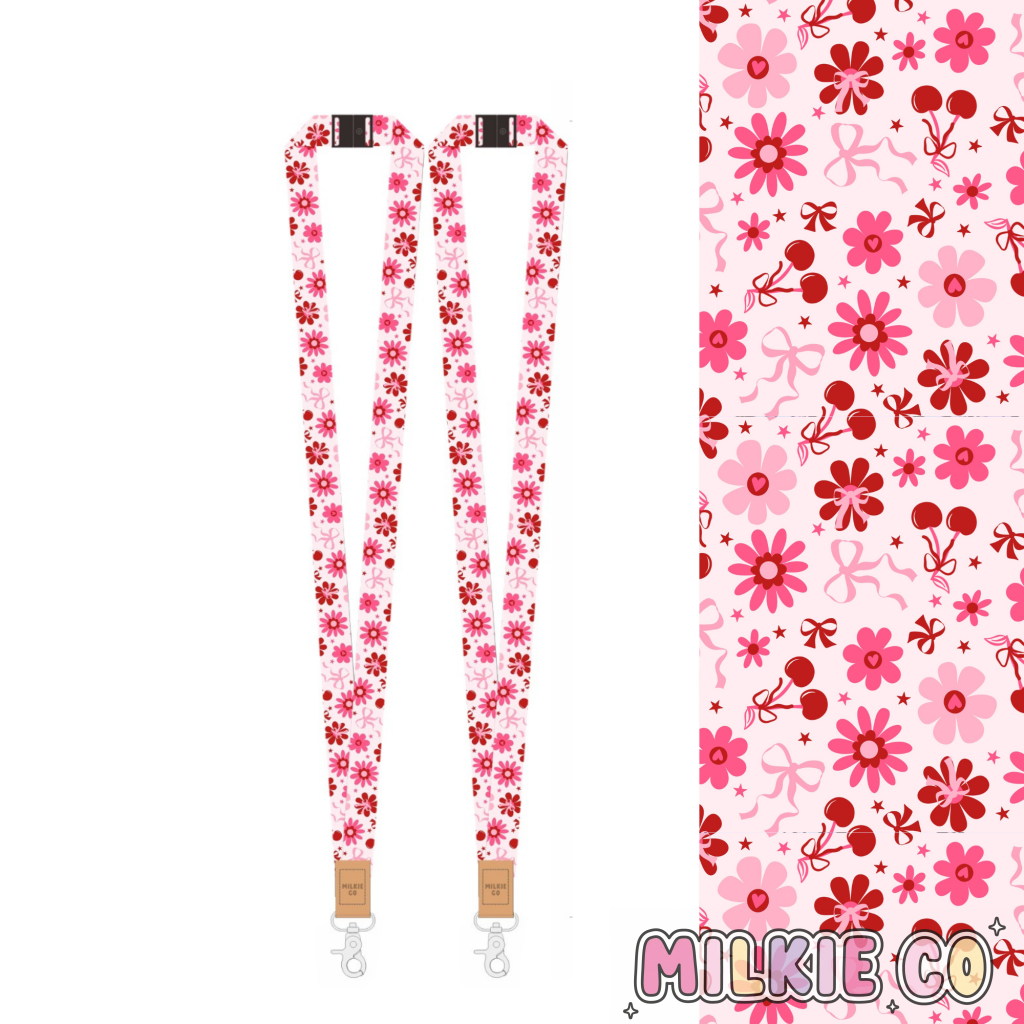 *PRE-ORDER MID JUNE* Cherry Bloom Lanyard All Products