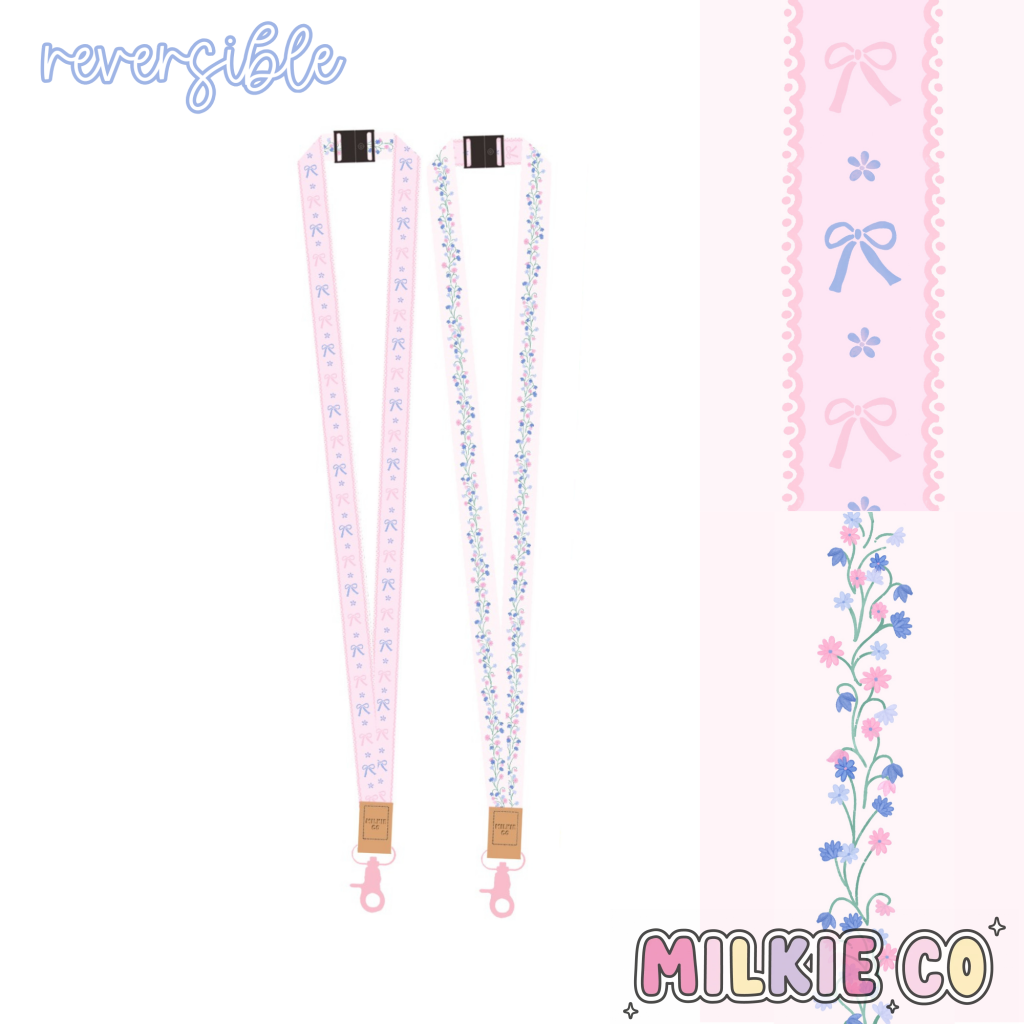 Reversible Coquette Fabric Lanyard [PRE-ORDER LATE SEP] All Products