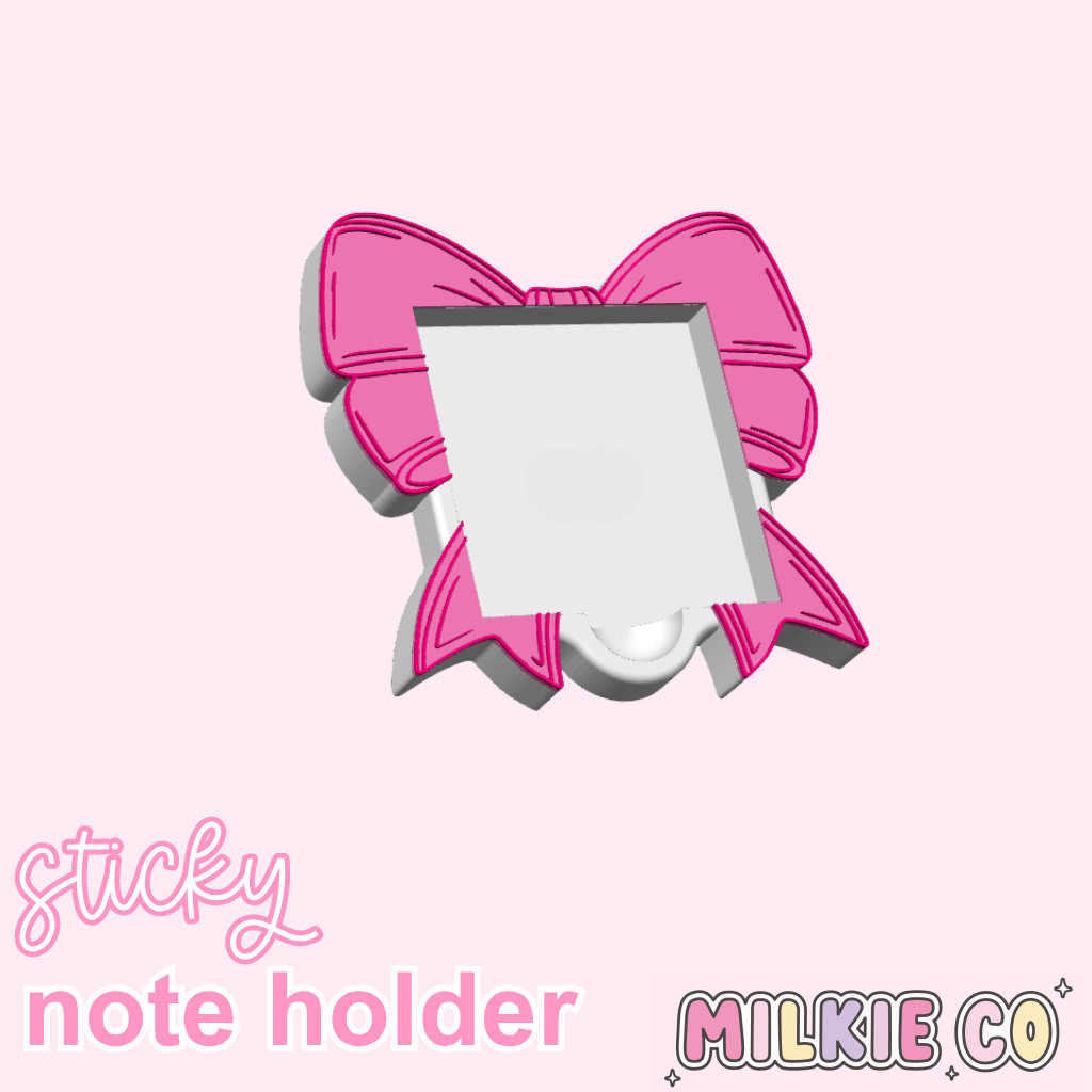 Bow Sticky Note Holder