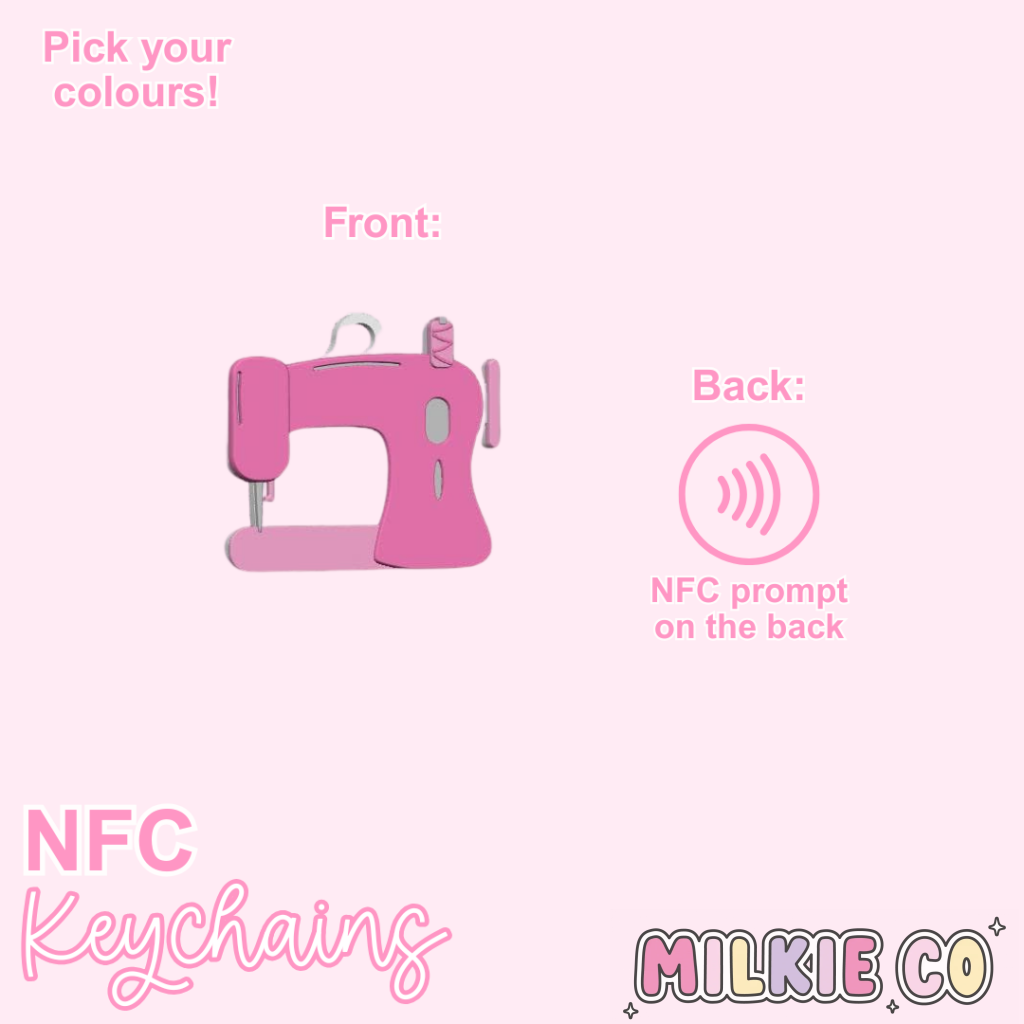 Sewing Machine NFC Keychain All Products